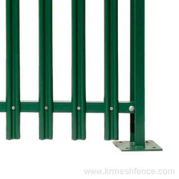 Powder Coated H Post Palisade Fence for Garden